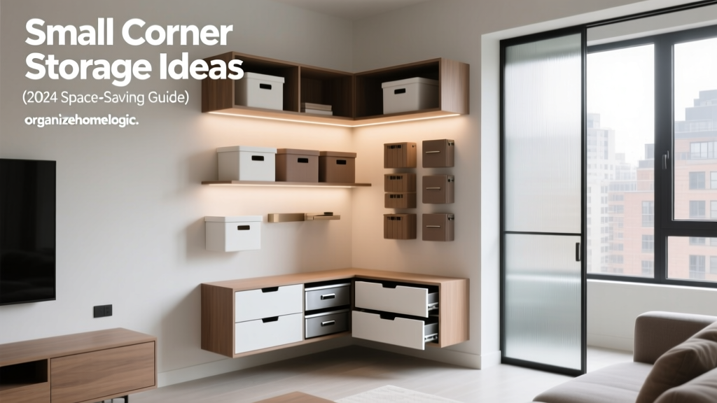 Small Corner Storage Ideas (2024 Space-Saving Guide)