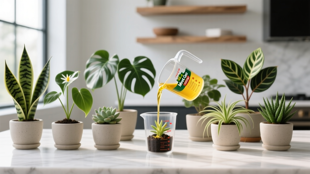Miracle-Gro Liquid Dosage Guide for Indoor Plants