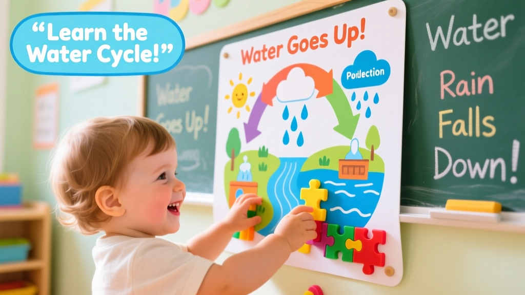 Water Cycle for Kids: Simple Diagrams, Verified Facts, and Hands-On Activities (Ages 3–7)
