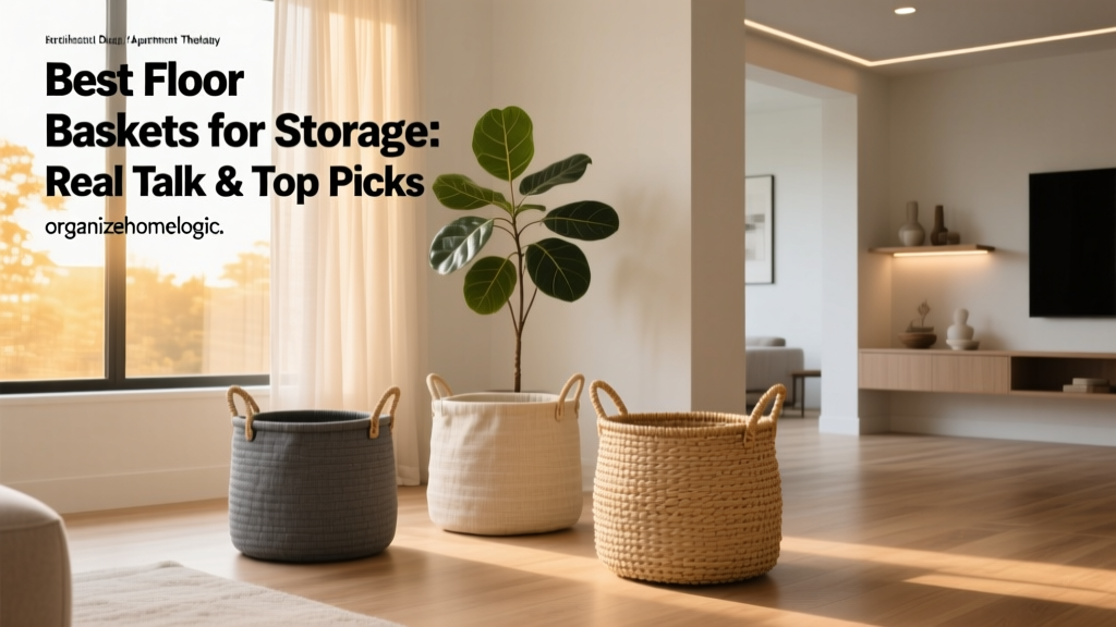 Best Floor Baskets for Storage: Real Talk & Top Picks