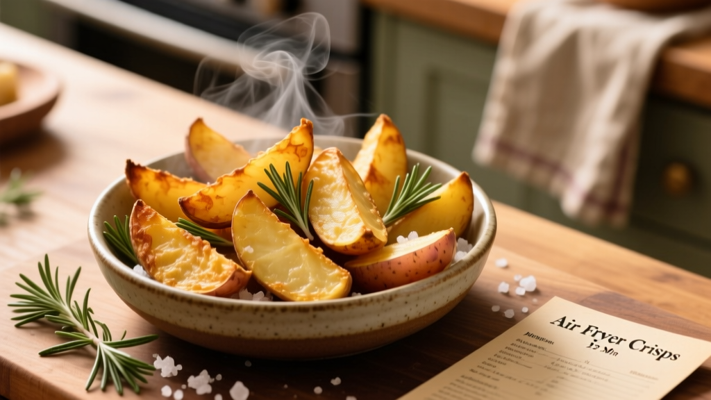 Crispy Air Fryer Potato Wedges (Ready in 25 Min!)