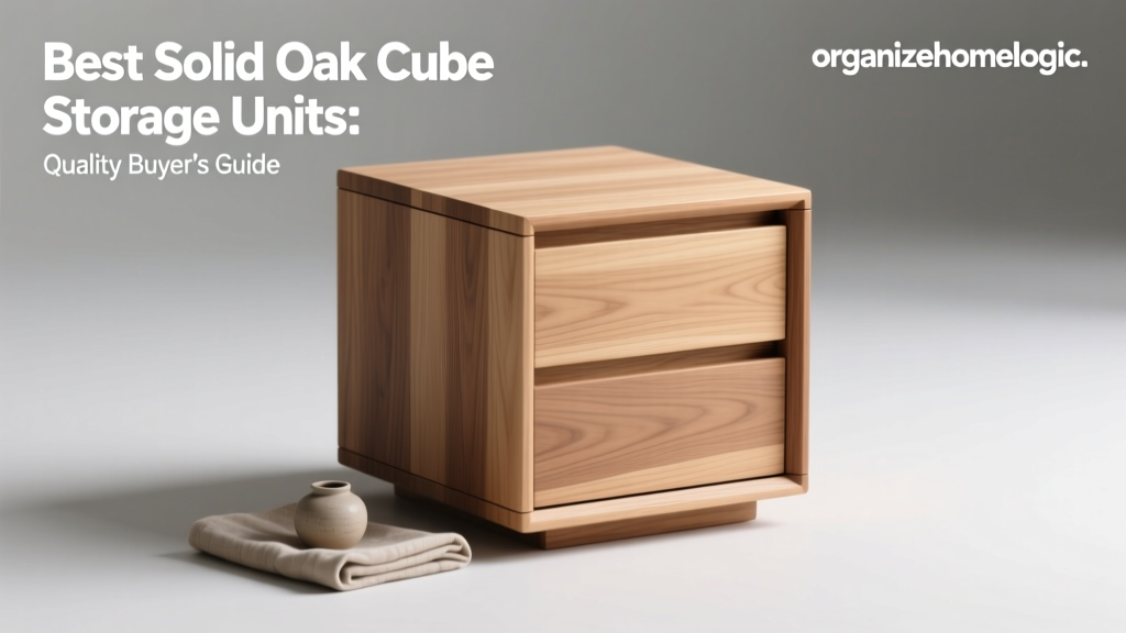 Best Solid Oak Cube Storage Units: Quality Buyer's Guide