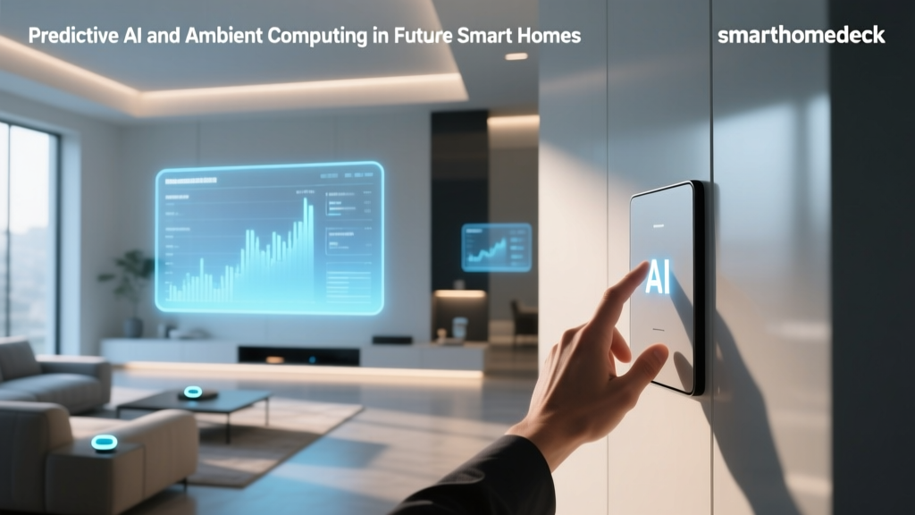 Predictive AI and Ambient Computing in Future Smart Homes