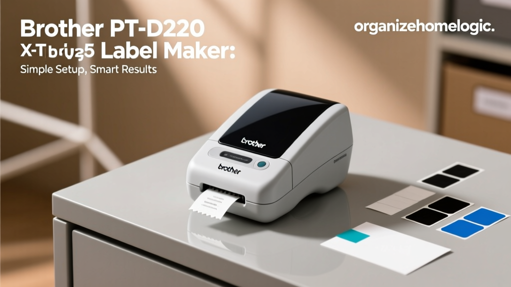 Brother PT-D220 Label Maker: Simple Setup, Smart Results