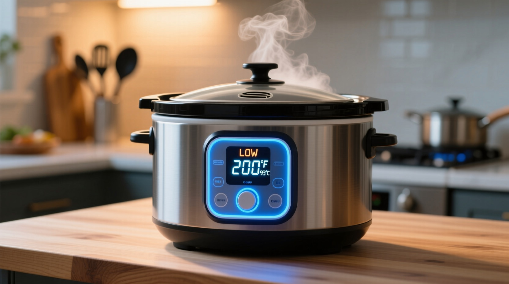 what temp is low on a slow cooker