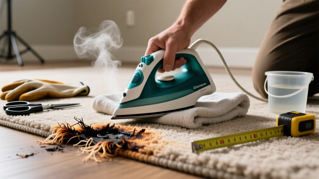 Fixing a Carpet Burn Mark That’s Not Working Properly