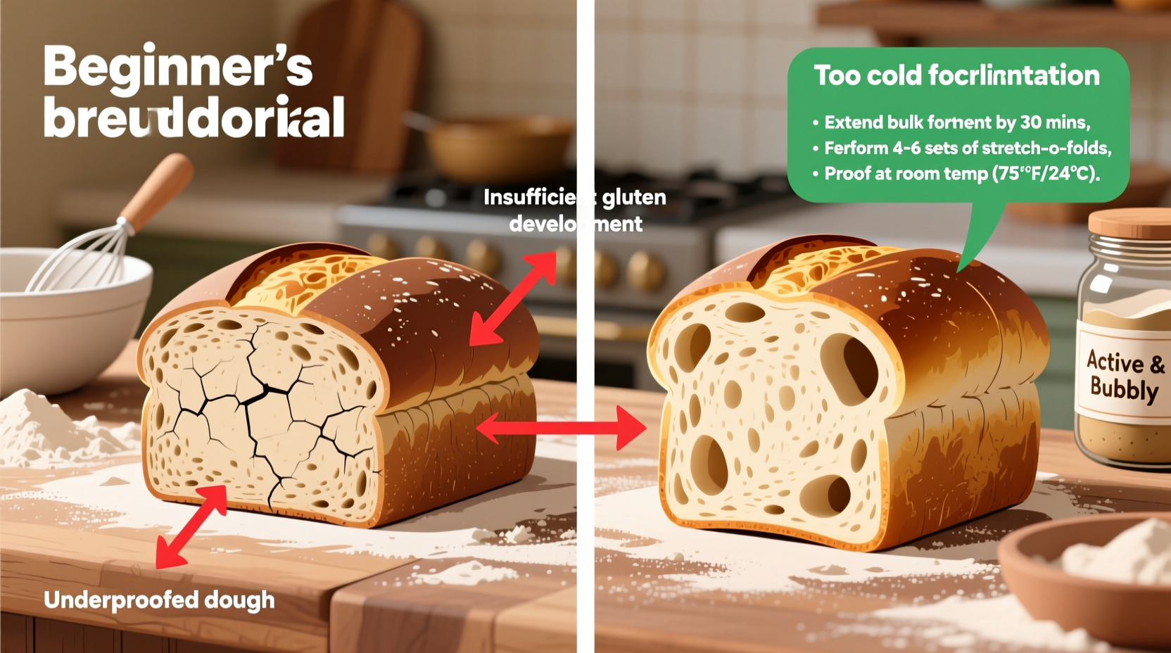 why is my sourdough bread so dense beginner mistakes and easy fixes