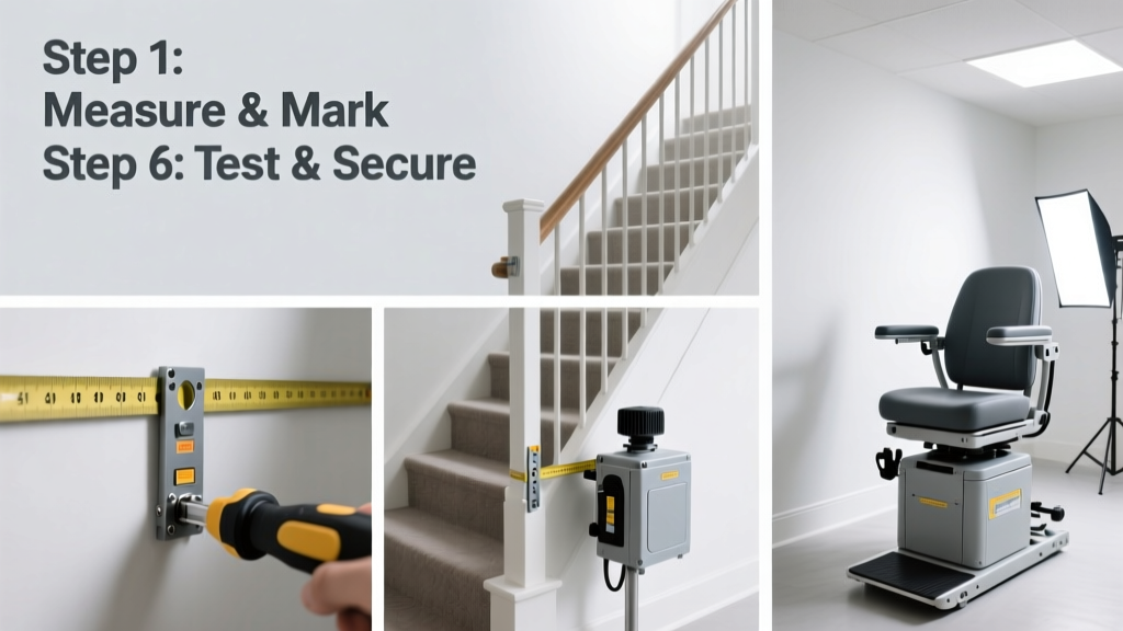 How to Install a Stair Lift on Straight Stairs