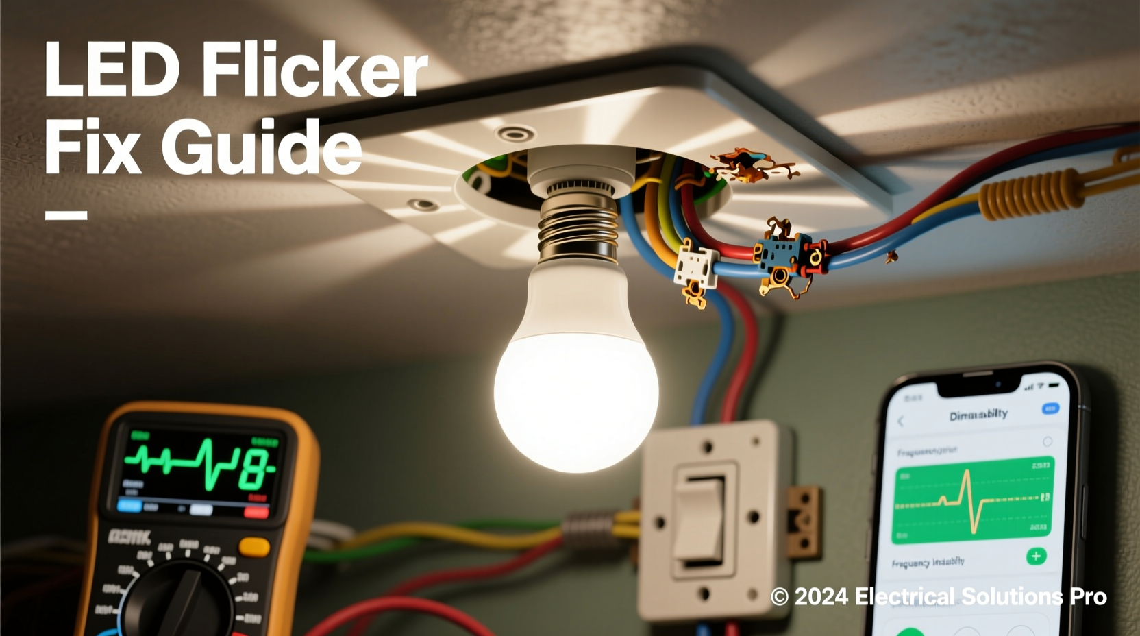 why do led bulbs flicker occasionally and how to fix it fast