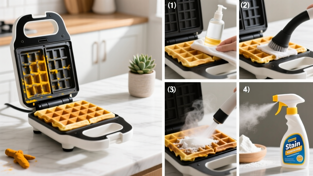 Tested: How to Get Turmeric Out of Waffle Maker in 2026