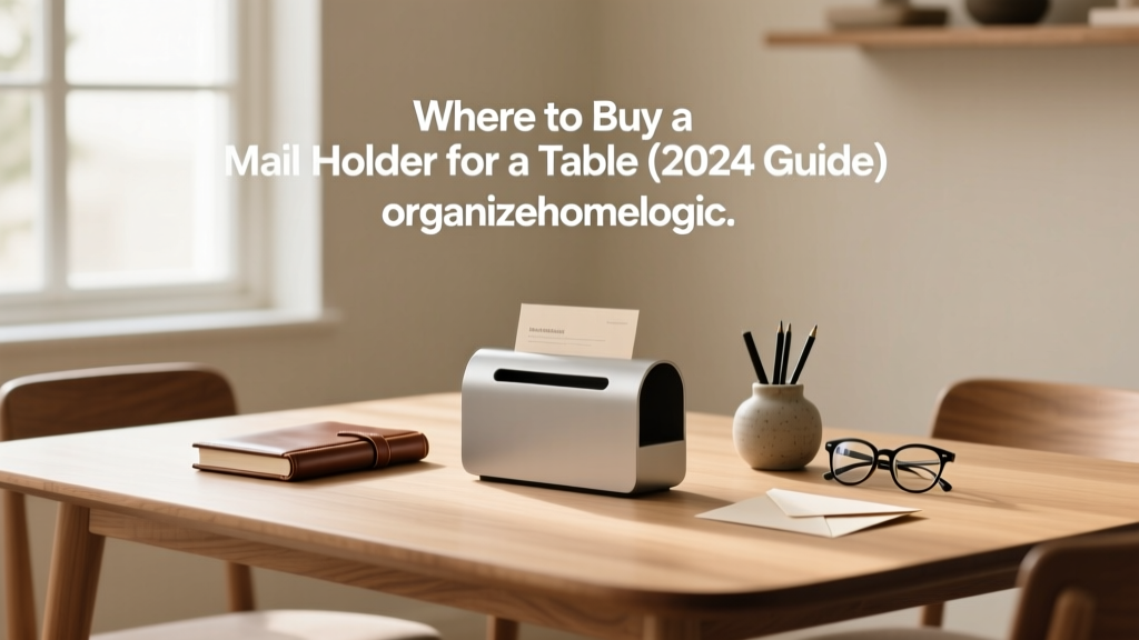Where to Buy a Mail Holder for a Table (2024 Guide)