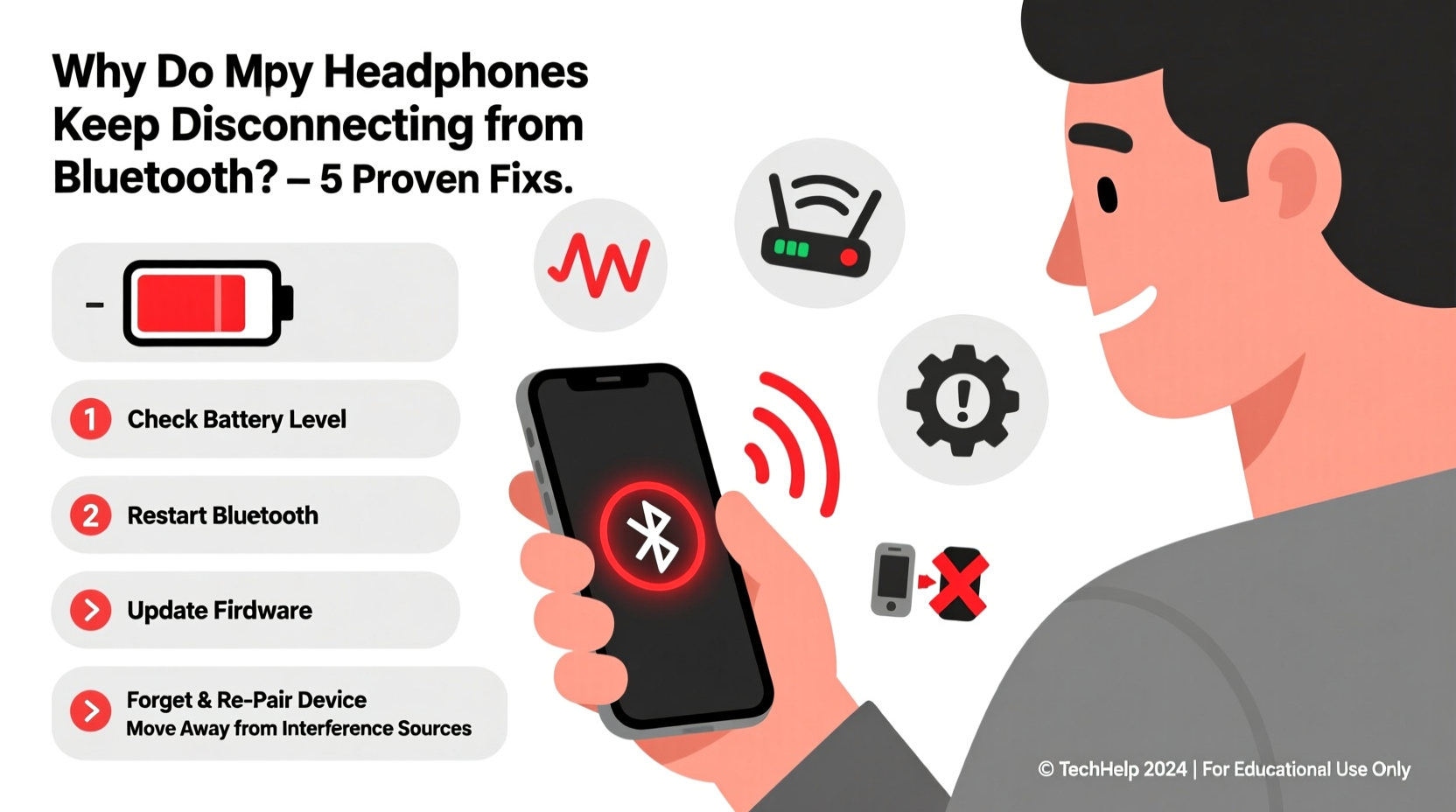 why do my headphones keep disconnecting from bluetooth fixes