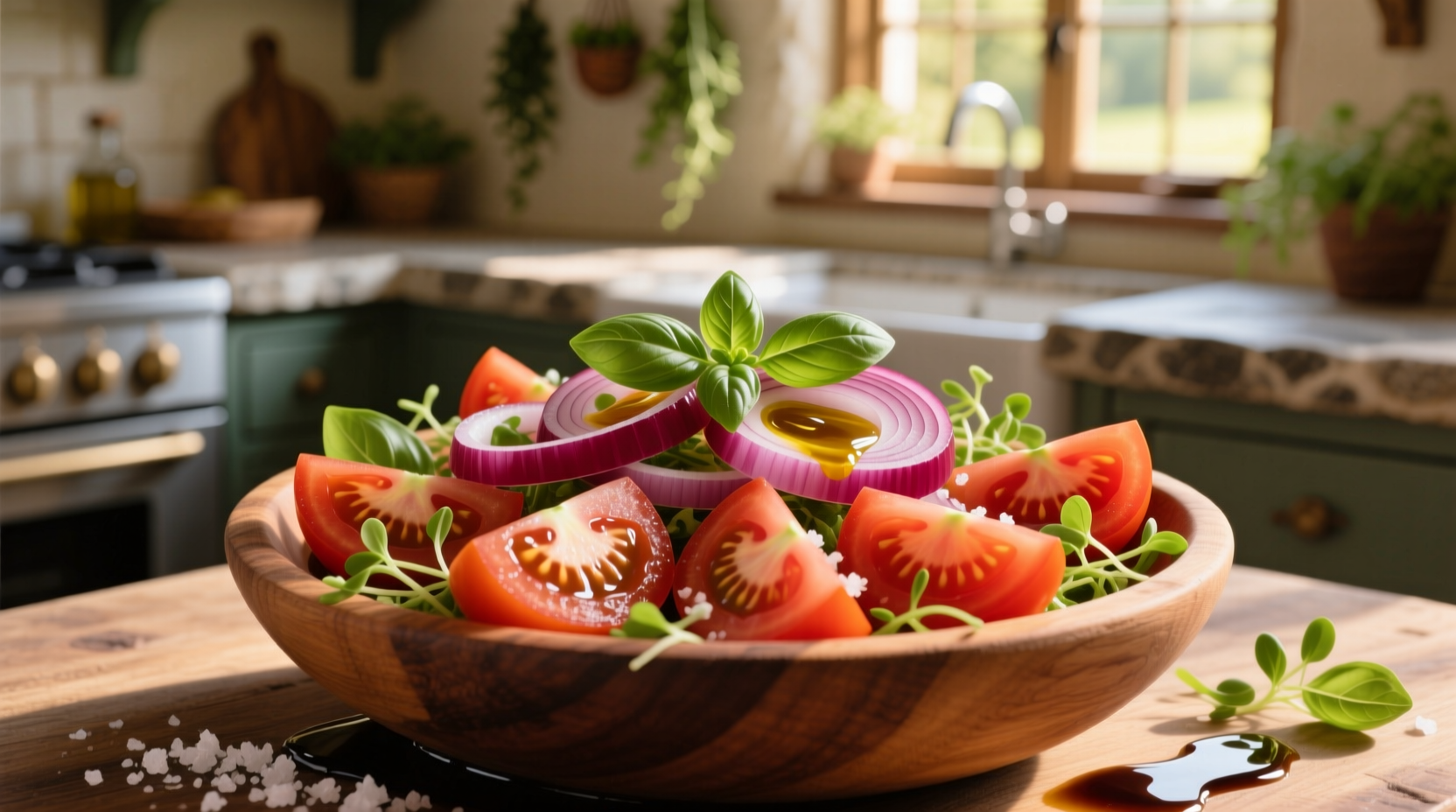 Perfect Tomato and Red Onion Salad Recipe in 15 Minutes