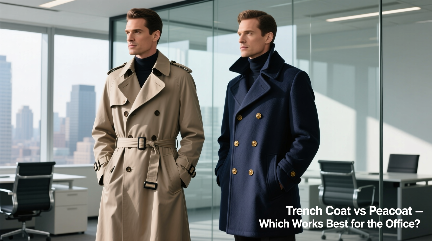 trench coat vs peacoat which classic style is more versatile for work
