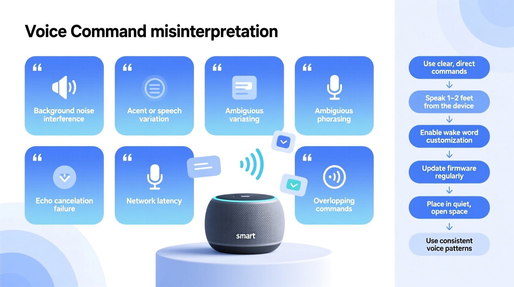 why your smart speaker misunderstands commands and how to improve accuracy