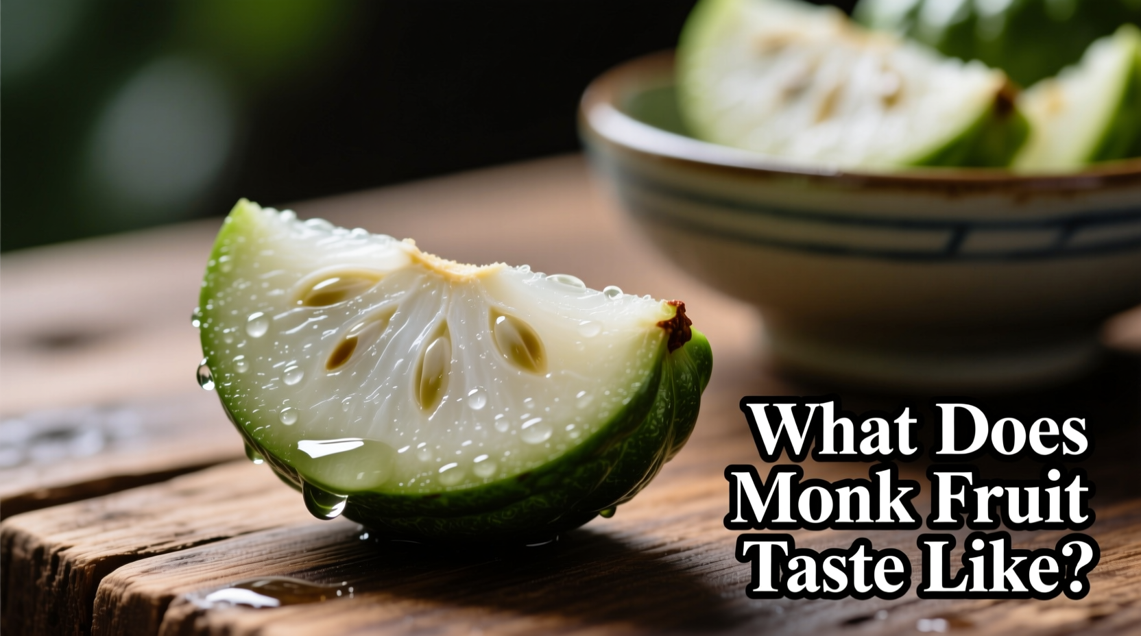 what does monk fruit taste like