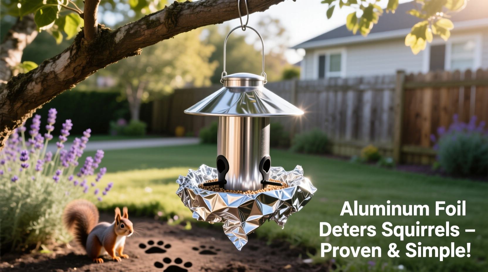 Yes, Aluminum Foil Can Deter Squirrels from Bird Feeders