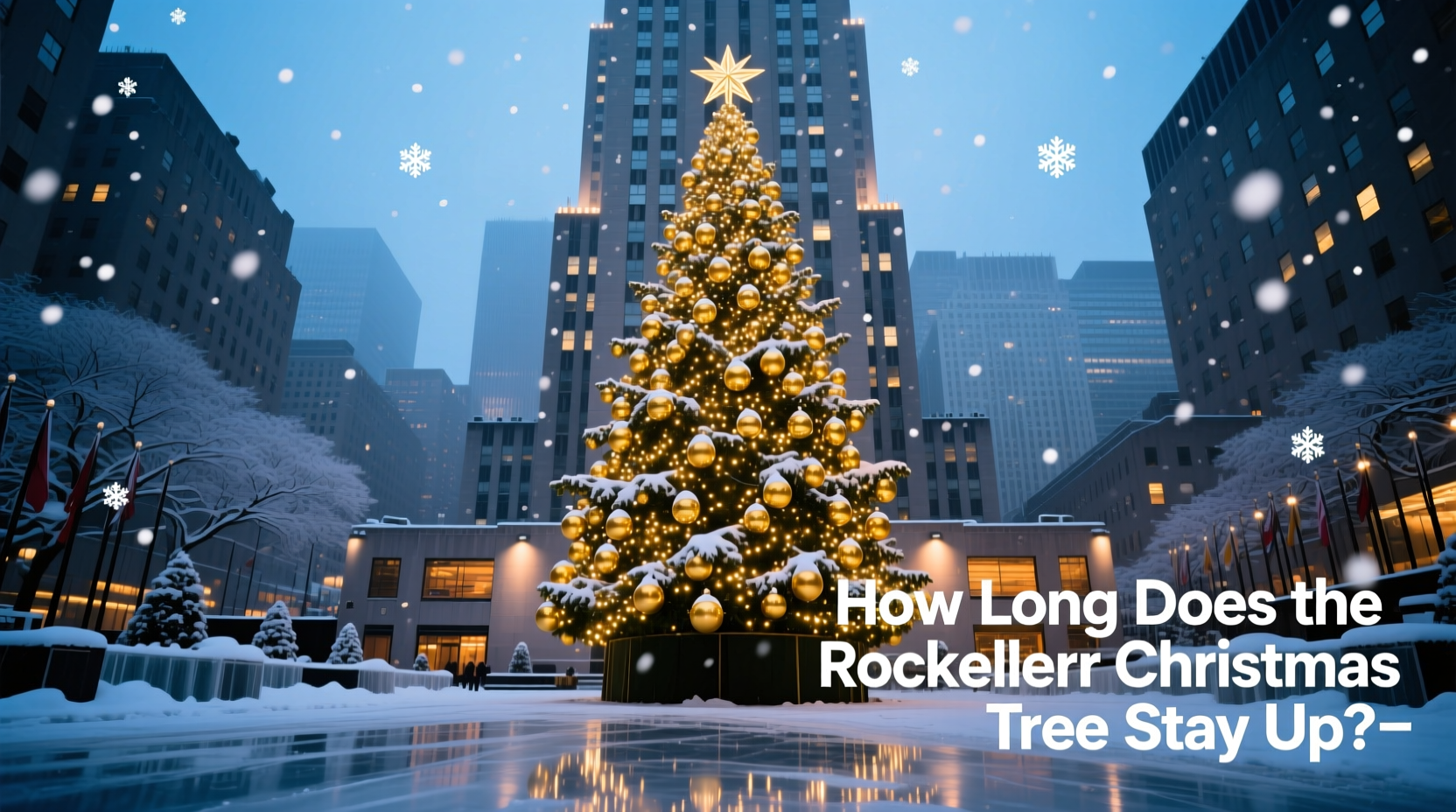how long does the rockefeller christmas tree stay up