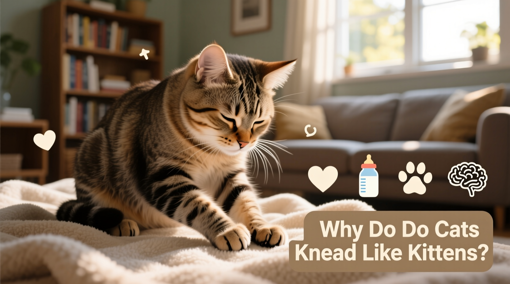 why do cats knead like kittens common behavioral reasons explained