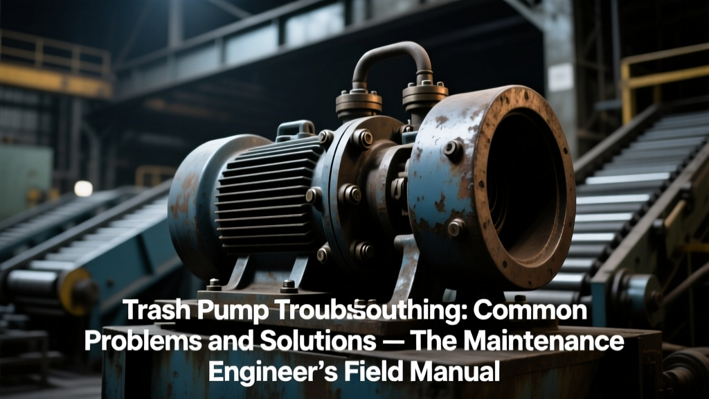 Trash Pump Troubleshooting Guide for Engineers