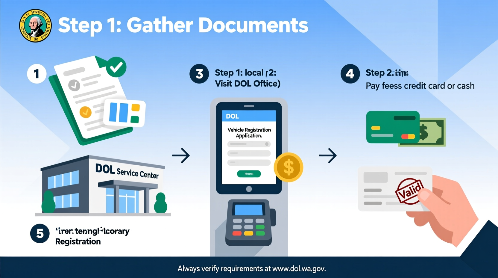 how to register car in washington state