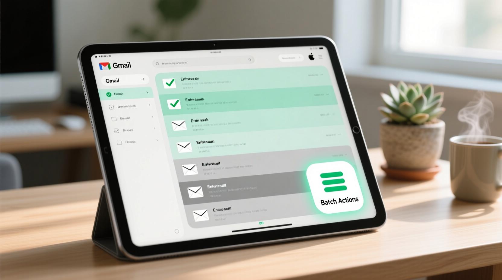 gmail on ipad gets a better batch operations interface