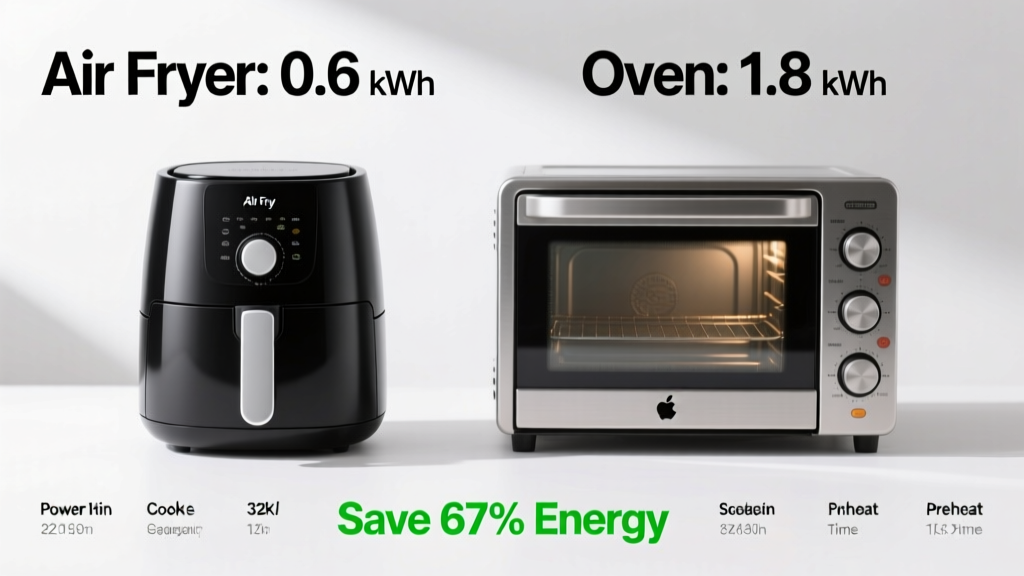 Air Fryer vs Oven Energy Use: Real Numbers & Savings