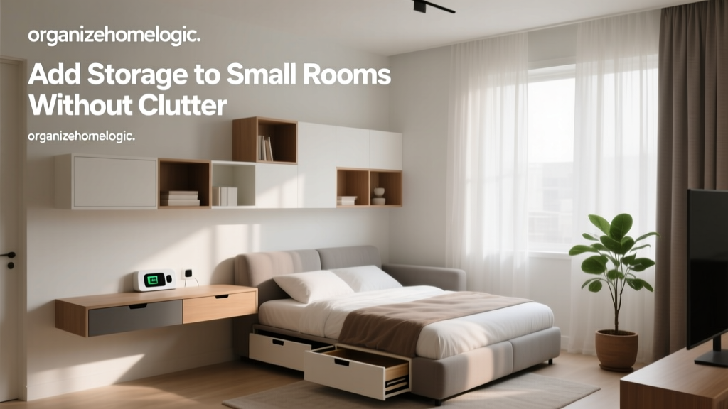 Add Storage to Small Rooms Without Clutter