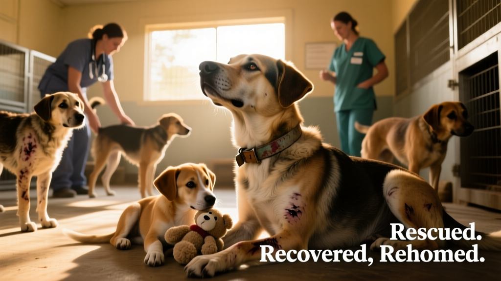 What Happens to Dogs Rescued From Dogfighting Operations?