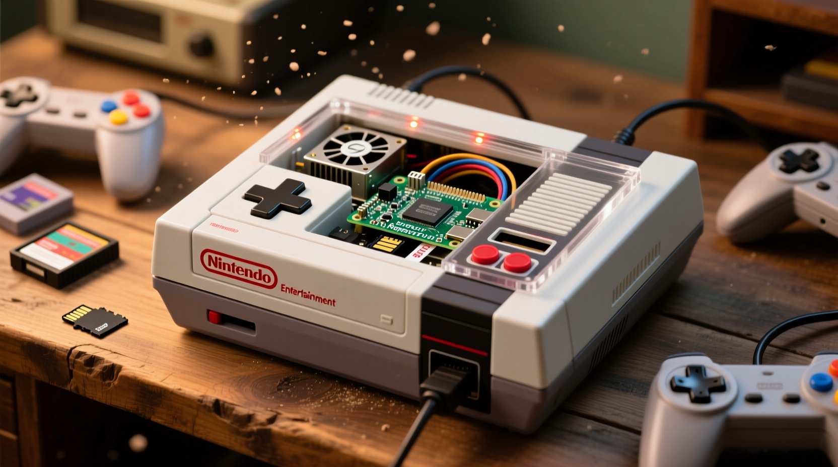 rebuild a broken nes with a raspberry pi