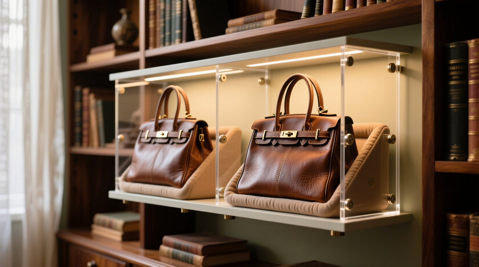 closet organization tips for vintage handbags