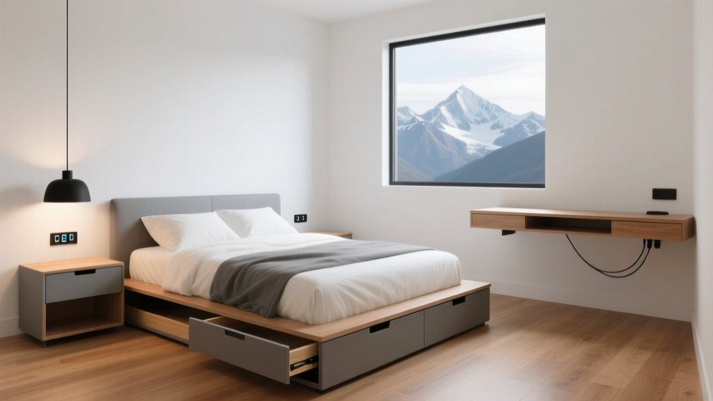 A America Glacier Point Bedroom Set for Small Spaces