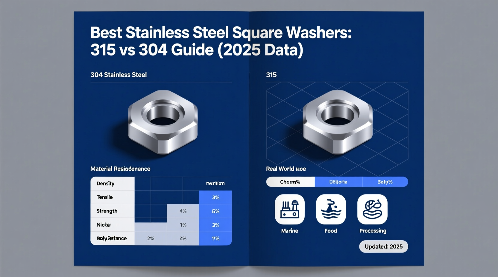 best stainless square washers