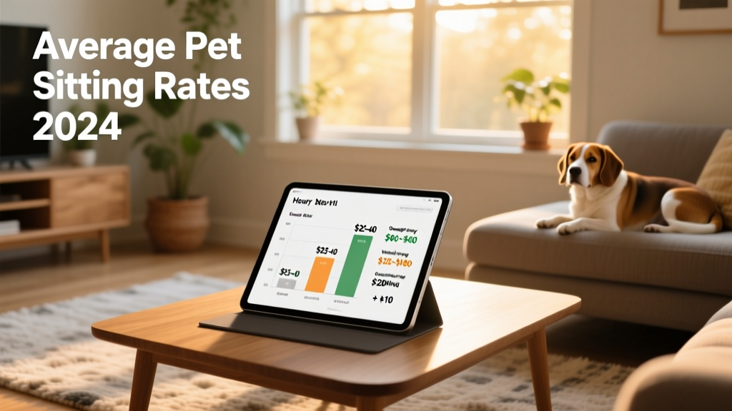 What are normal pet sitting rates?