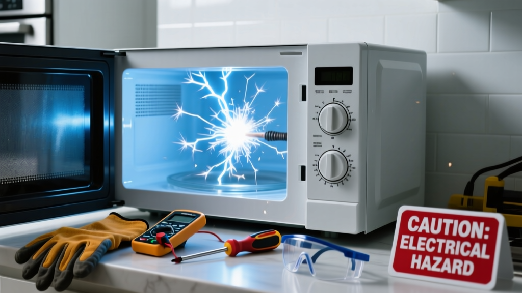 Microwave Sparking in Kitchen: Quick Fixes & Safety Tips