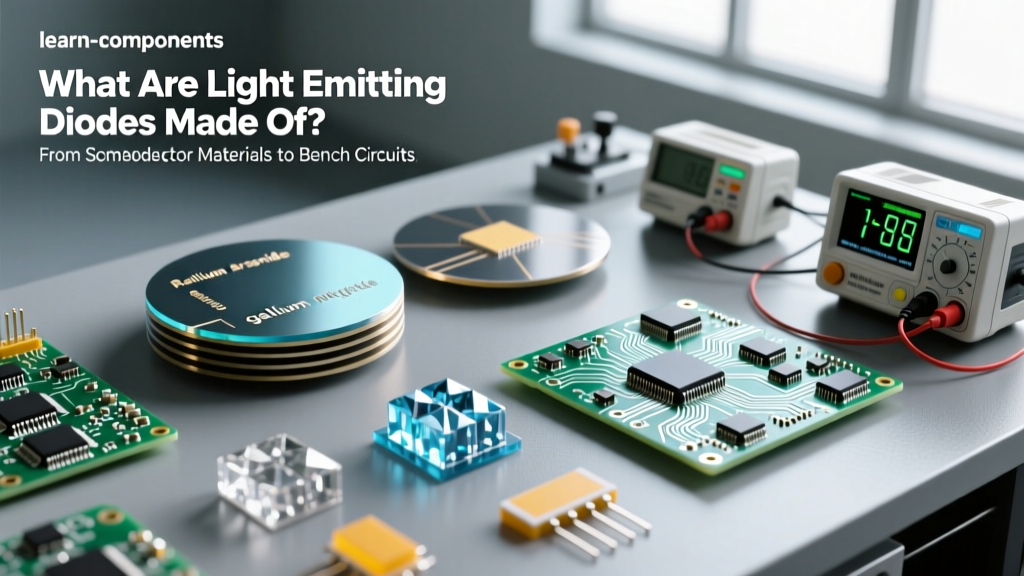 What Are Light Emitting Diodes Made Of? From Semiconductor Materials to Bench Circuits