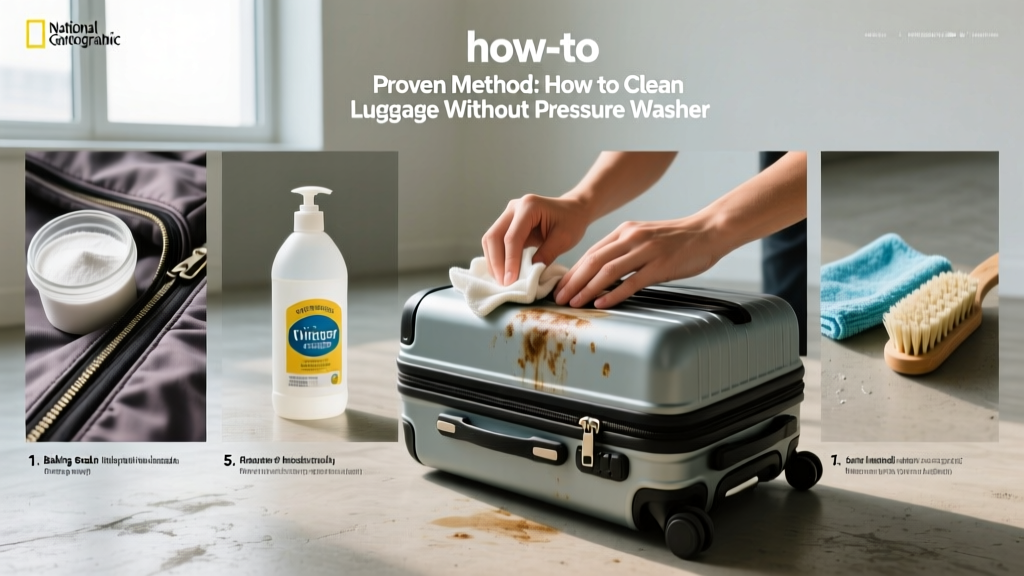 Proven Method: How to Clean Luggage Without Pressure Washer