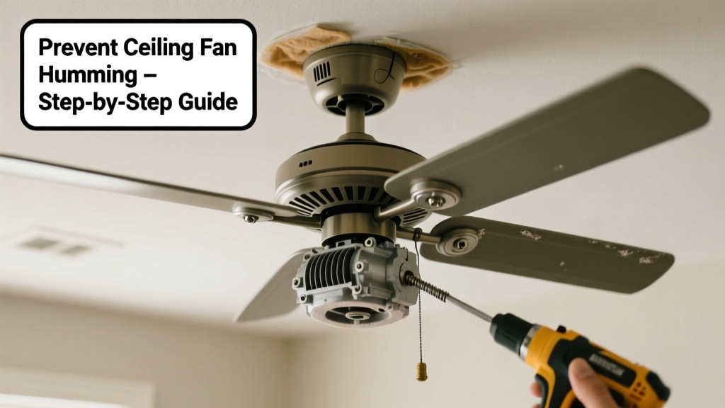 How to Prevent Ceiling Fan Humming Before It Starts