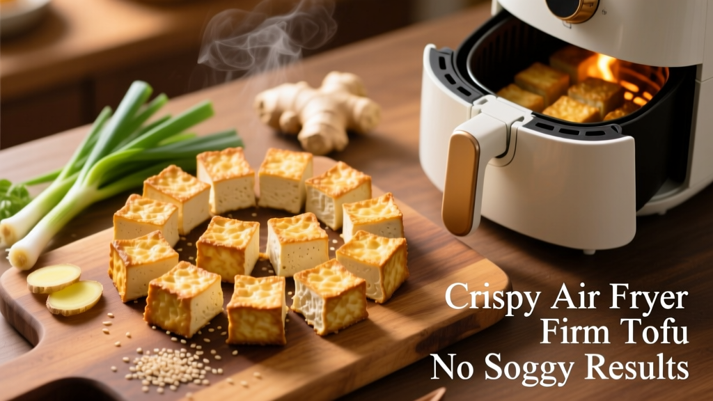 Crispy Air Fryer Firm Tofu (No Soggy Results!)