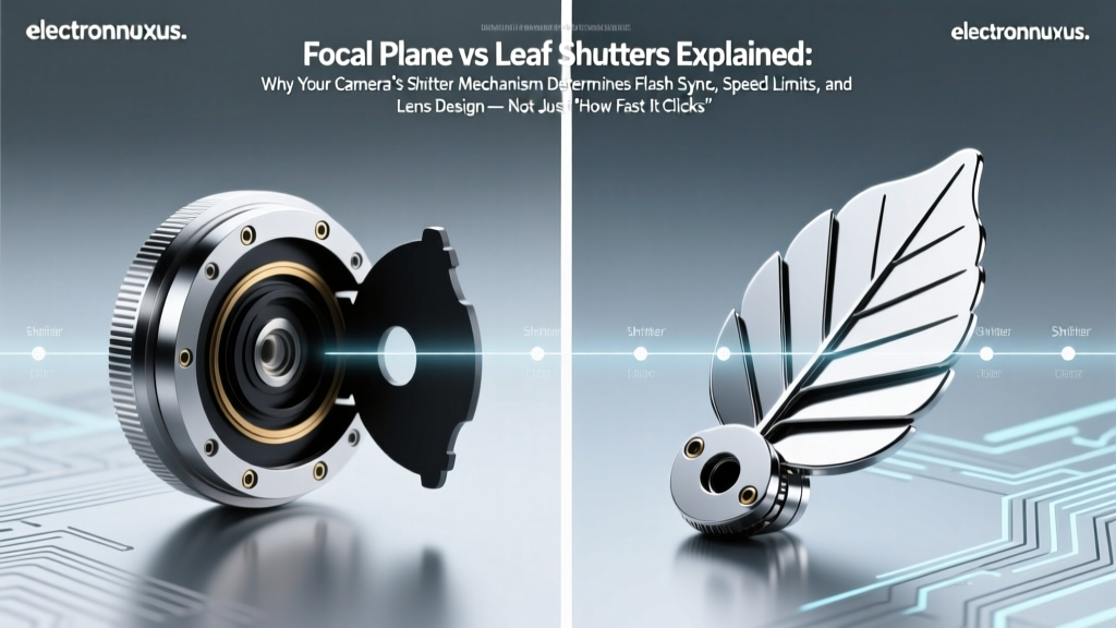 Focal Plane vs Leaf Shutters Explained: Why Your Camera’s Shutter Mechanism Determines Flash Sync, Speed Limits, and Lens Design — Not Just ‘How Fast It Clicks’
