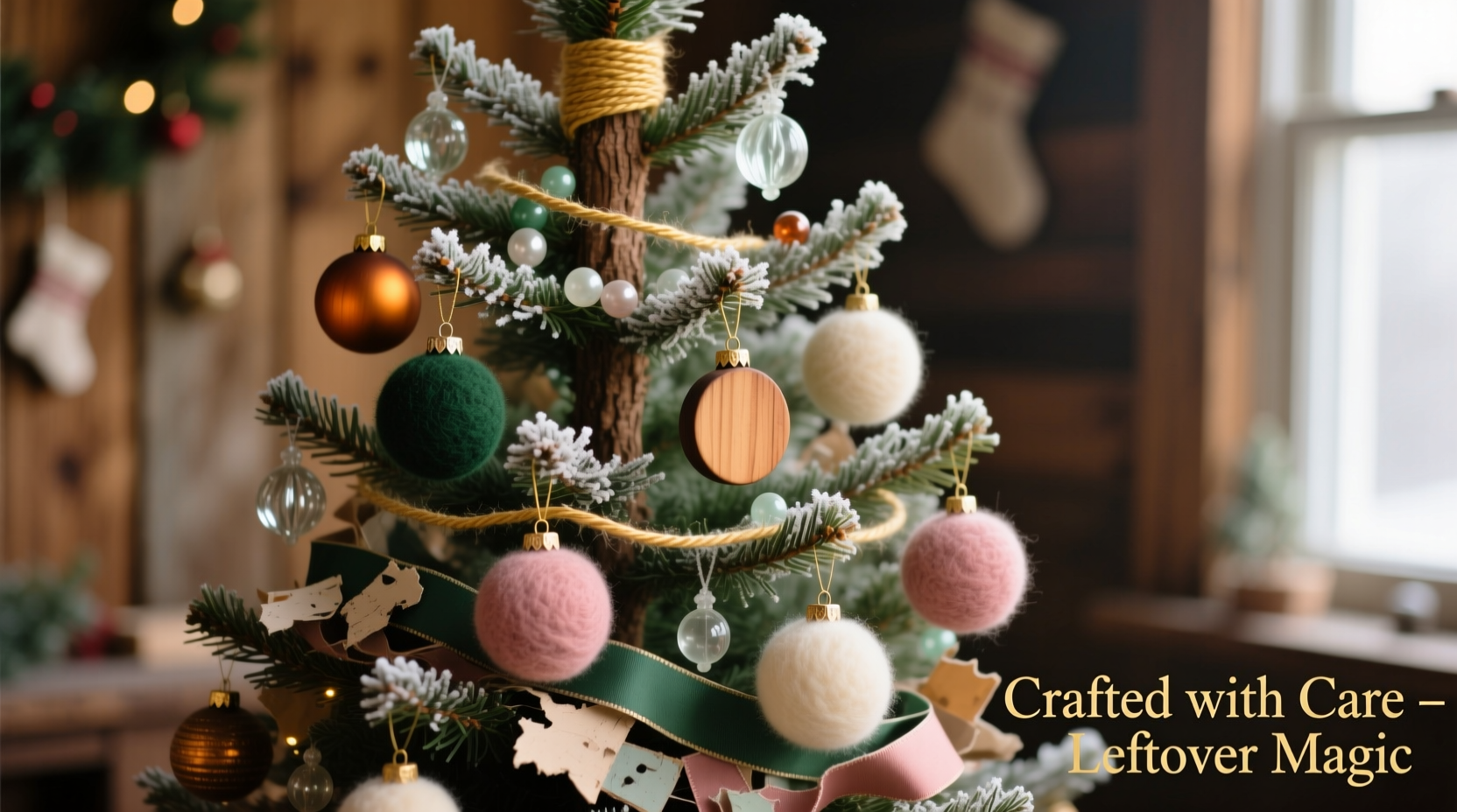 how to create a cohesive color palette for your christmas tree using leftover craft supplies
