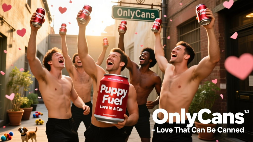 Shirtless Dudes Raise Money for Puppies This Valentine's Day via Hilarious 'OnlyCans' Campaign