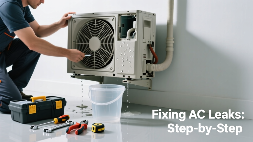 How to Fix an AC Unit Leaking Water Indoors