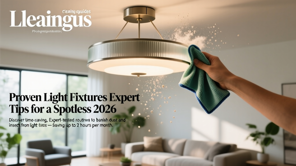 Proven Light Fixtures Expert Tips for a Spotless 2026