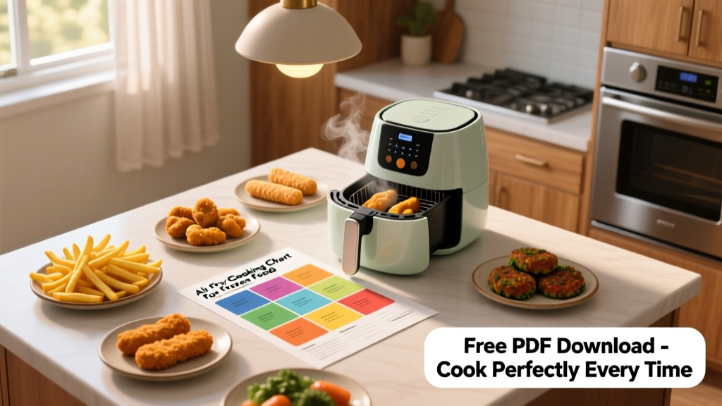 Air Fryer Cooking Chart for Frozen Foods (Free PDF!)