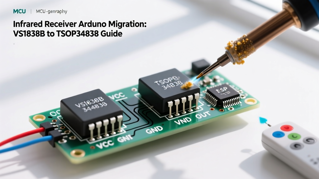 Infrared Receiver Arduino Migration: VS1838B to TSOP34838 Guide