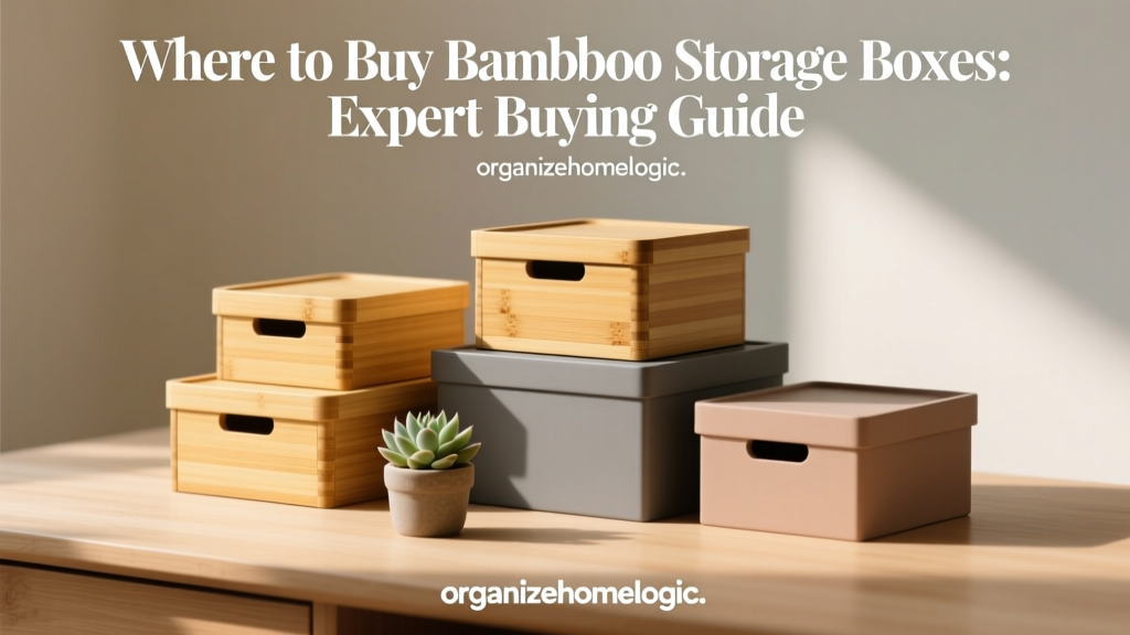 Where to Buy Bamboo Storage Boxes: Expert Buying Guide