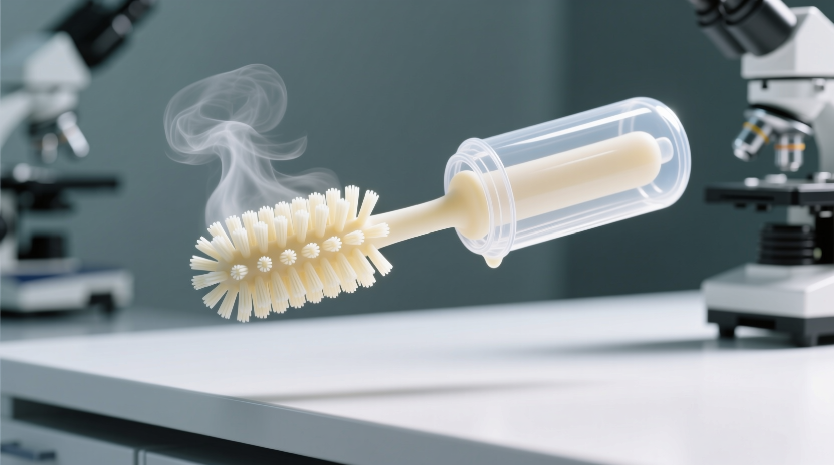 eco friendly cleaning tips silicone brush sanitizing