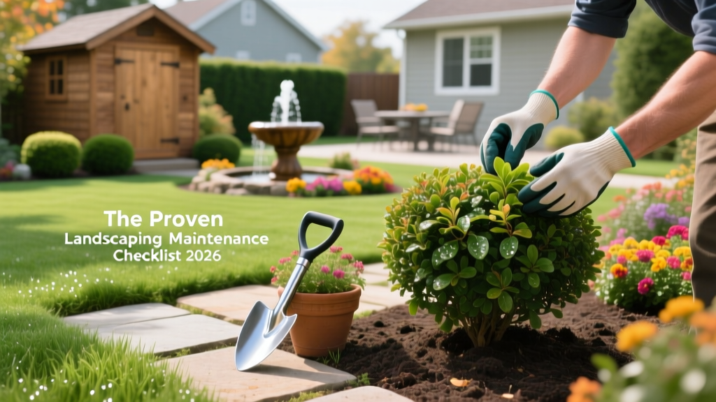 The Proven Landscaping Maintenance Checklist 2026