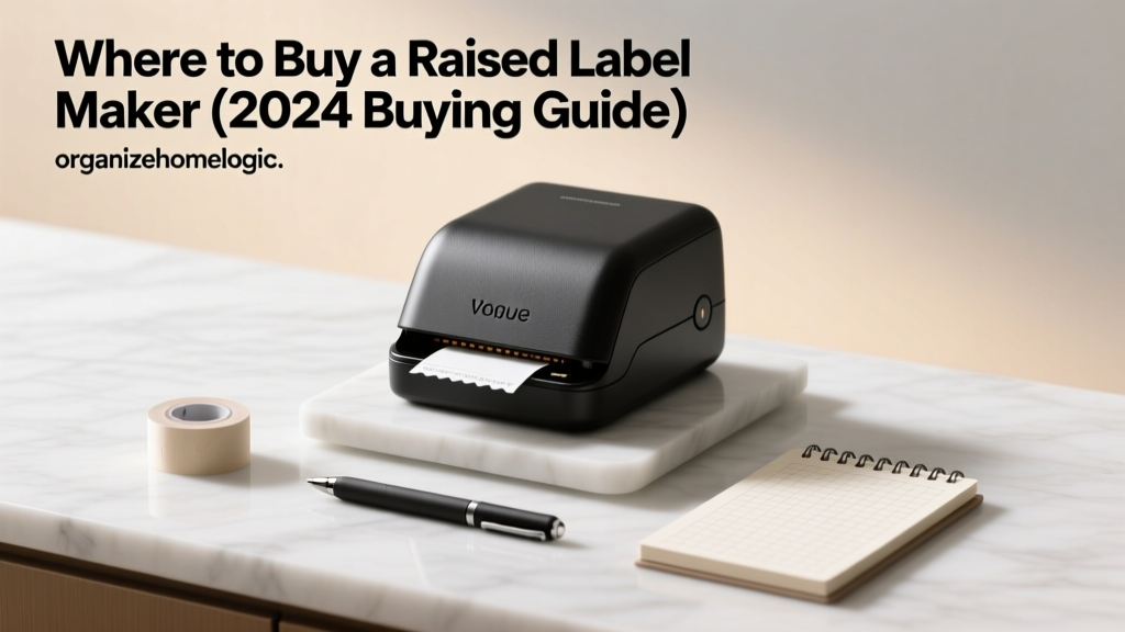 Where to Buy a Raised Label Maker (2024 Buying Guide)